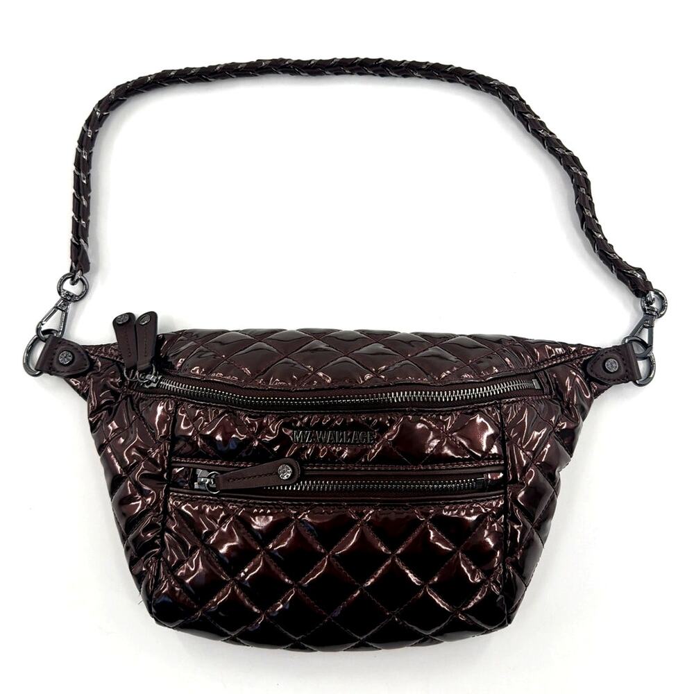 MZ Wallace Bordeaux Crosby Small Crossbody Sling Bag - Picture 3 of 10